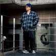 画像6: 【送料無料】BLUCO ブルコ OMBRE CHECK BOMBER JACKET BLACK (6)