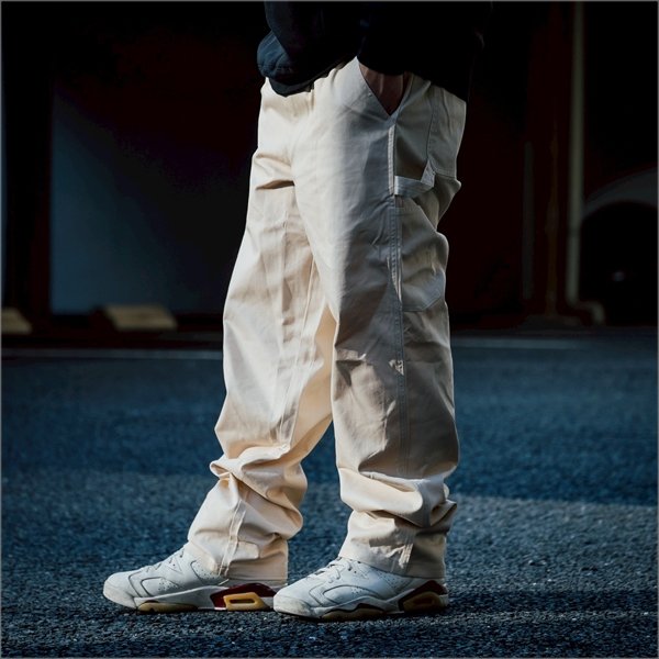 画像15: 【送料無料】COOKMAN クックマン Carpenter's パンツ CREAM (15)