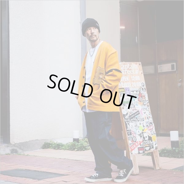 画像5: 【送料無料】BLUCO ブルコ LETTERED CARDIGAN MUSTARD (5)