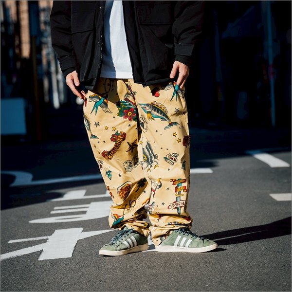 画像10: 【送料無料】COOKMAN クックマン Chef パンツ Old Tattoo BEIGE (10)