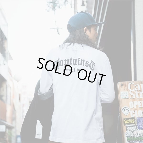 画像7: CAPTAIN STREET CRN Logo L/S Tシャツ WHITE キャプテンストリート (7)