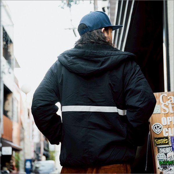 画像8: 【送料無料】BLUCO ブルコ HOODED REFLECTOR JACKET BLACK (8)