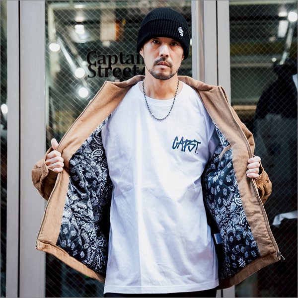 画像11: CAPTAIN STREET Classic CS ニットキャップ BLACK キャプテンストリート (11)