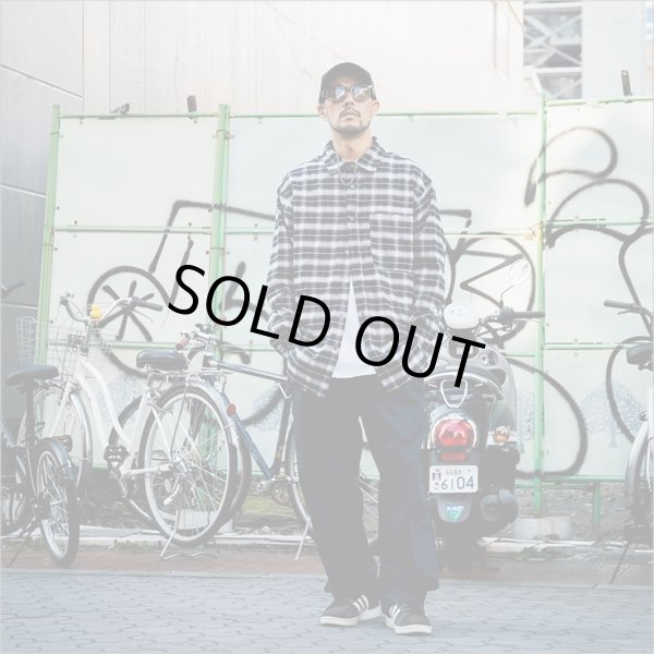 画像7: 【送料無料】CAPTAIN STREET CAPTAINST CHECK L/S シャツ BLACK キャプテンストリート (7)