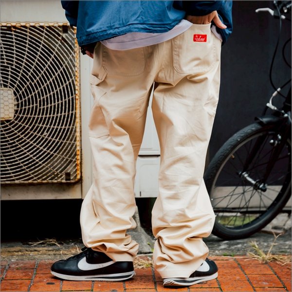 画像17: 【送料無料】COOKMAN クックマン Carpenter's パンツ CREAM (17)