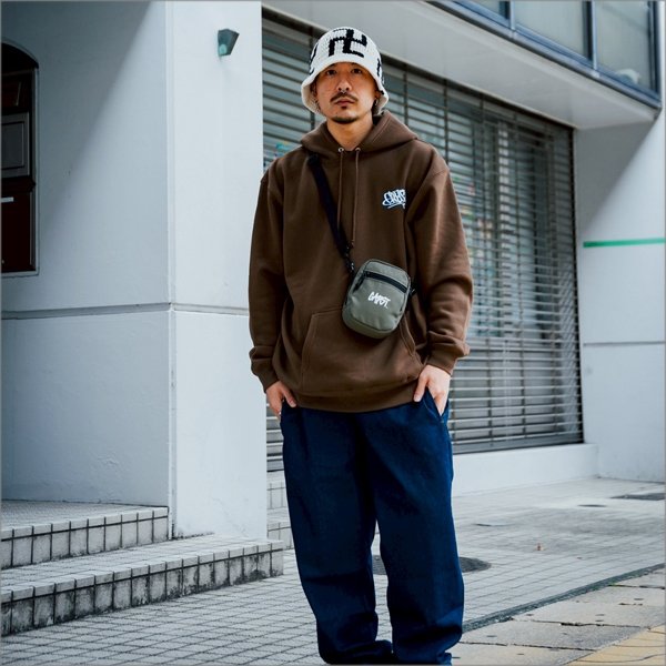 画像18: CAPTAIN STREET CAPST Logo Pouch MOSS GRAYキャプテンストリート (18)