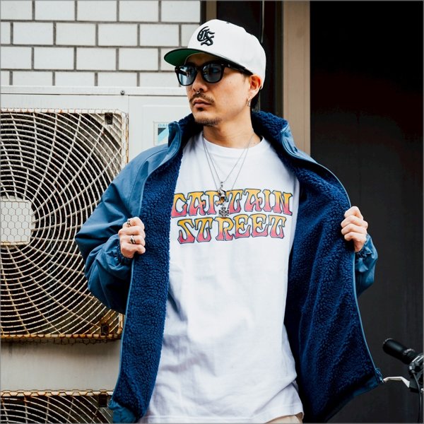 画像10: CAPTAIN STREET Classic CS スナップバックキャップ BLACK/WHITE キャプテンストリート (10)