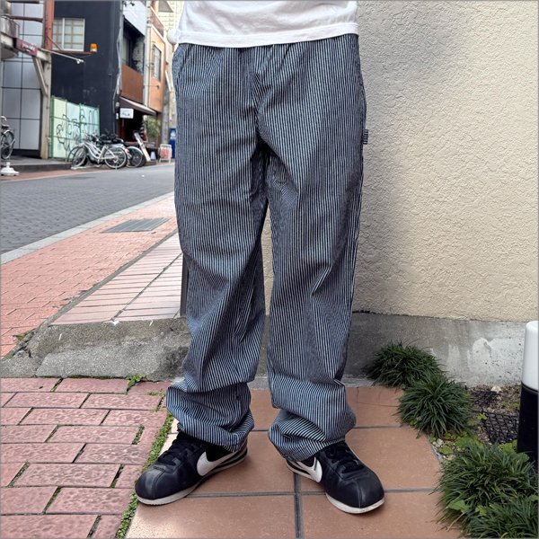 画像2: 【送料無料】COOKMAN クックマン Carpenter's パンツ HICKORY NAVY (2)