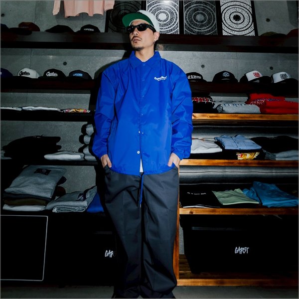 画像9: 【送料無料】CAPTAIN STREET Old English コーチJKT BLUE キャプテンストリート (9)