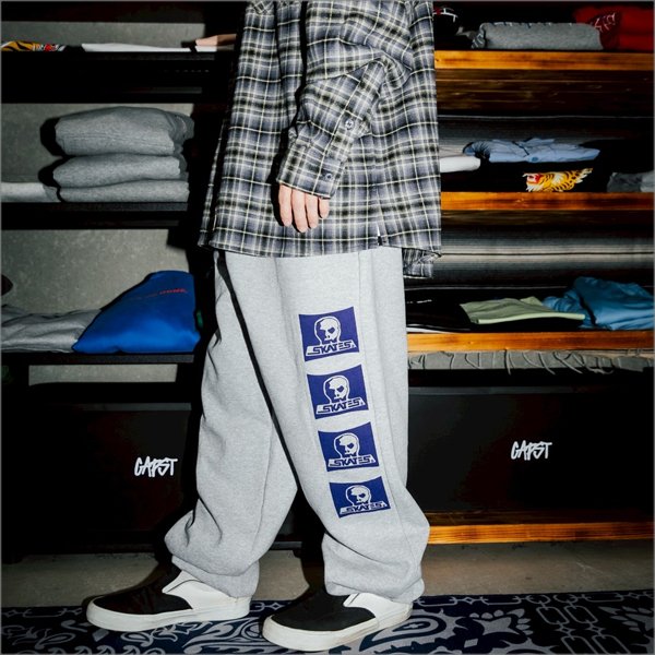 画像8: 【送料無料】SKULL SKATES スカルスケーツ スウェットパンツ GRAY (8)