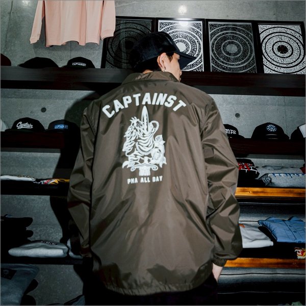 画像10: 【送料無料】CAPTAIN STREET SxT コーチJKT BROWN キャプテンストリート (10)