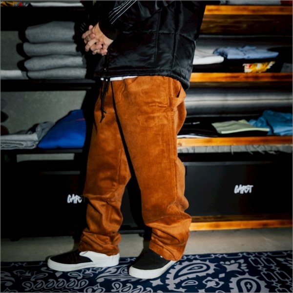 画像12: 【送料無料】COOKMAN クックマン Carpenter's パンツ Corduroy BROWN (12)