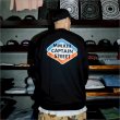 画像10: 【送料無料】CAPTAIN STREET Rhombus クルーネックスウェット BLACK キャプテンストリート (10)