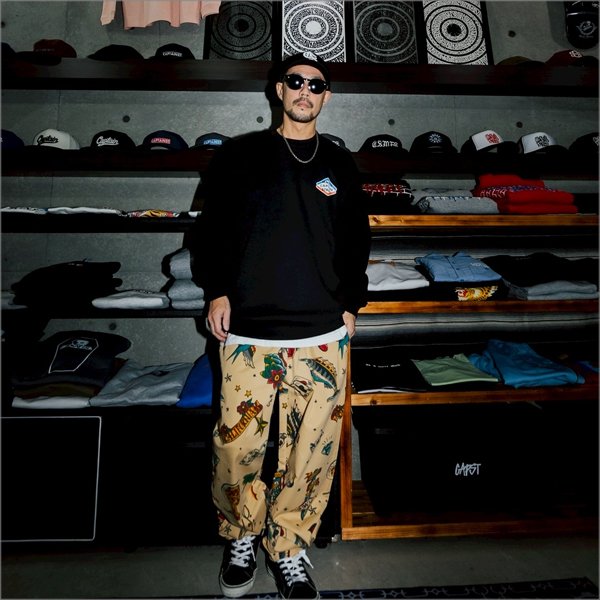 画像13: 【送料無料】COOKMAN クックマン Chef パンツ Old Tattoo BEIGE (13)