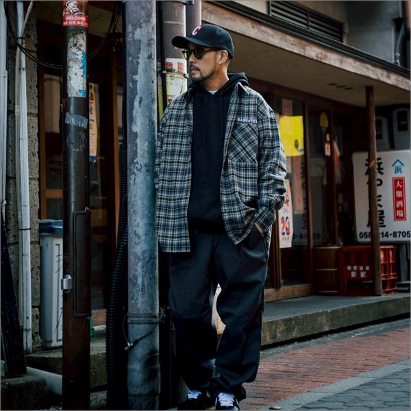 画像9: 【送料無料】CAPTAIN STREET CAPTAINST CHECK L/S シャツ GRAY キャプテンストリート (9)