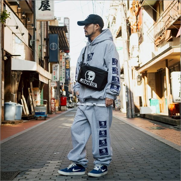 画像9: 【送料無料】SKULL SKATES スカルスケーツ スウェットパンツ GRAY (9)