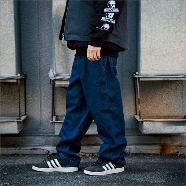 画像8: 【送料無料】COOKMAN クックマン Semiwide Chef パンツ DENIM (8)