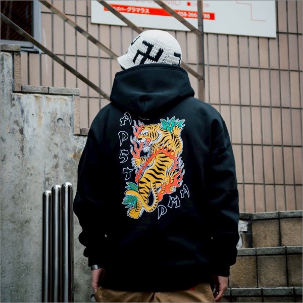 画像12: 【送料無料】CAPTAIN STREET JST P/Oパーカー BLACK キャプテンストリート (12)