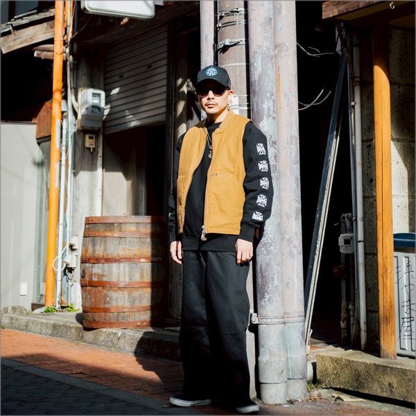 画像10: 【送料無料】BLUCO ブルコ RIB COLLAR DUCK VEST BROWN (10)