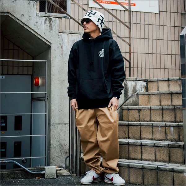 画像11: 【送料無料】CAPTAIN STREET JST P/Oパーカー BLACK キャプテンストリート (11)