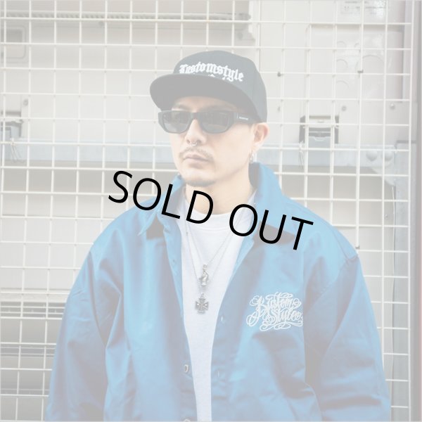 画像5: KustomStyle カスタムスタイル OLD ENGLISH スナップバックCAP BLACK (5)