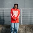 画像6: CAPTAIN STREET Bone L/S Tシャツ RED キャプテンストリート (6)