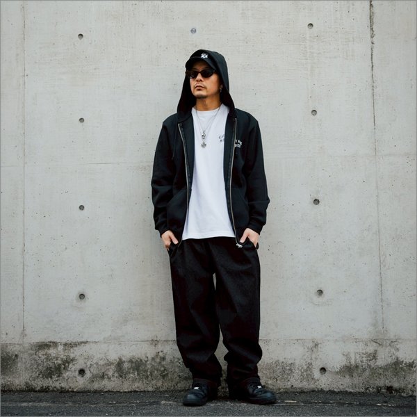 画像10: 【送料無料】COOKMAN クックマン Semiwide Chef パンツ DENIM BLACK (10)