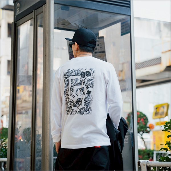 画像14: CAPTAIN STREET BaG L/S Tシャツ WHITE キャプテンストリート (14)