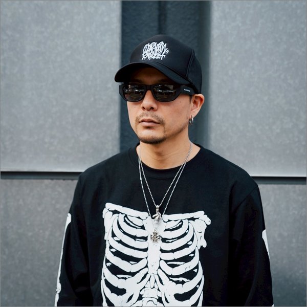 画像15: CAPTAIN STREET Tag メッシュキャップ BLACK キャプテンストリート (15)