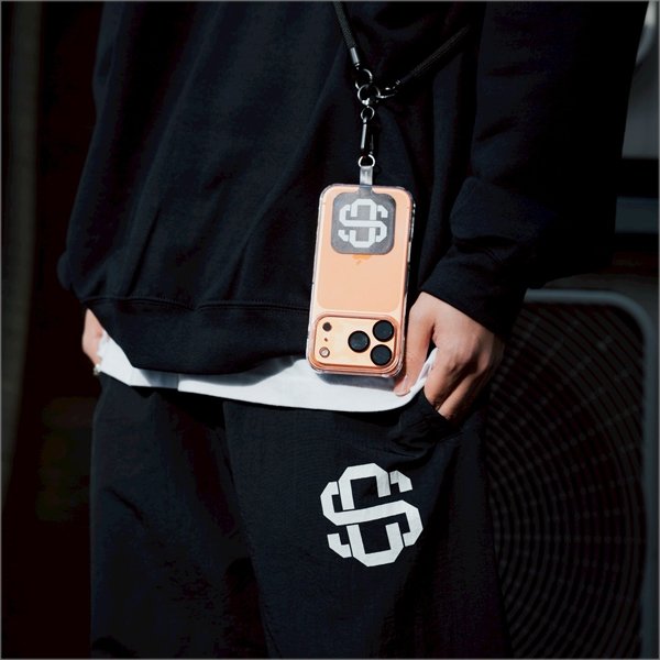 画像6: CAPTAIN STREET eighty スマホショルダーストラップ BLACK キャプテンストリート (6)