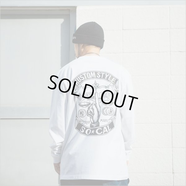 画像7: KustomStyle カスタムスタイル RINPYO L/S Tシャツ WHITE (7)