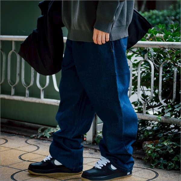 画像11: 【送料無料】COOKMAN クックマン Semiwide Chef パンツ DENIM (11)