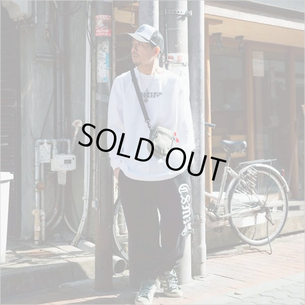 画像11: CAPTAIN STREET Tag メッシュキャップ BLACK/WHITE(黒刺繍) キャプテンストリート (11)