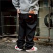 画像8: 【送料無料】COOKMAN クックマン Semiwide Chef パンツ DENIM BLACK (8)
