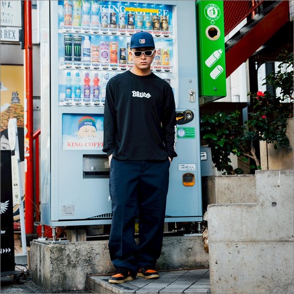 画像6: BLUCO ブルコ ドライコットン Tシャツ L/S -Artwork by JACK-O’ ART WORKS- BLACK (6)