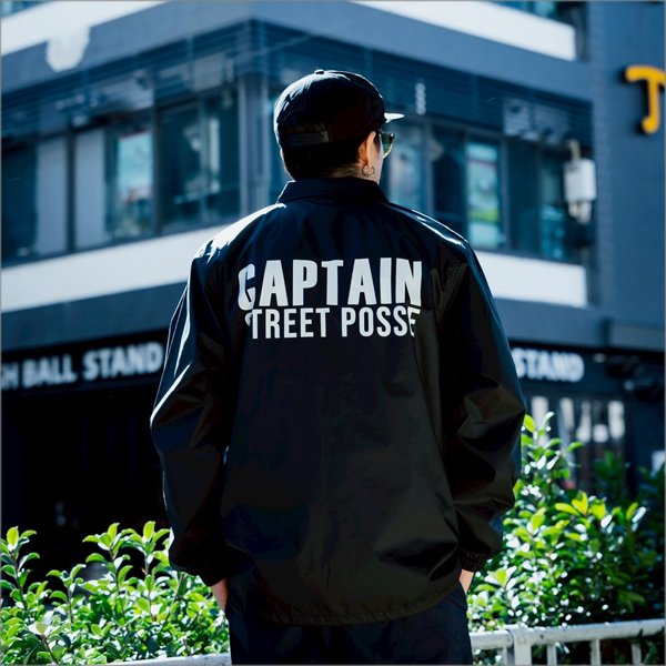 画像8: 【送料無料】CAPTAIN STREET Dirt コーチJKT BLACK キャプテンストリート (8)