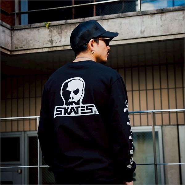 画像18: 【送料無料】SKULL SKATES スカルスケーツ Logo L/S Tee BLACK/WHITE (18)