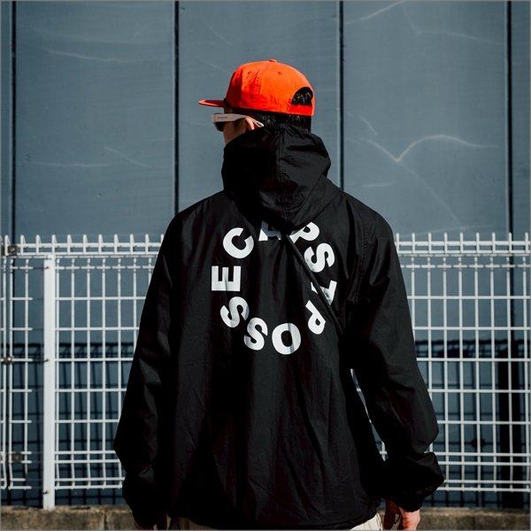 画像11: 【送料無料】CAPTAIN STREET Circle Logo Anorak JKT BLACK キャプテンストリート (11)