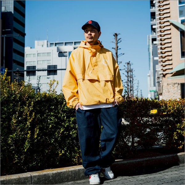 画像10: 【送料無料】CAPTAIN STREET Circle Logo Anorak JKT Yellow キャプテンストリート (10)