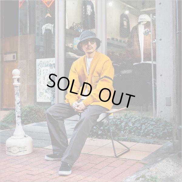 画像6: 【送料無料】BLUCO ブルコ LETTERED CARDIGAN MUSTARD (6)