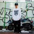 画像7: CAPTAIN STREET Bone L/S Tシャツ WHITE キャプテンストリート (7)