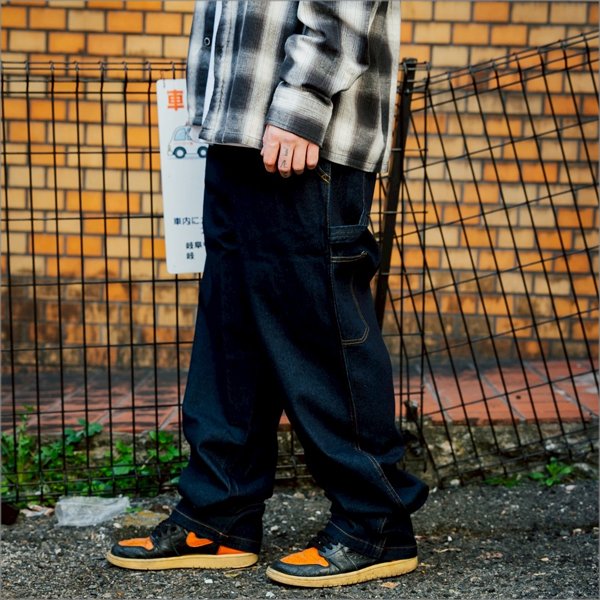 画像11: 【送料無料】COOKMAN クックマン Carpenter's パンツ DENIM NAVY (11)