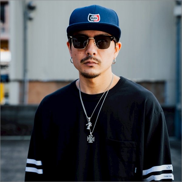 画像8: BLUCO ブルコ 6-PANEL CAP -Champ- NAVY (8)