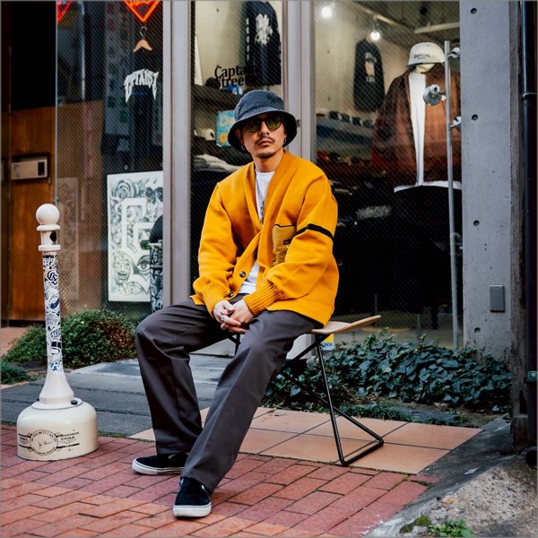 画像14: CAPTAIN STREET Classic CS バケットハット BLACK DENIM キャプテンストリート (14)