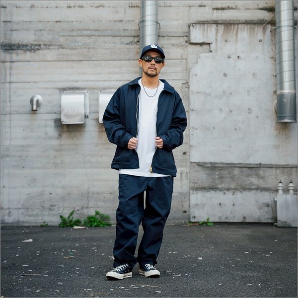 画像8: 【送料無料】BLUCO ブルコ レギュラー加工 スウィングトップ NAVY (8)