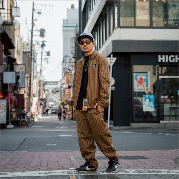 画像4: KustomStyle カスタムスタイル LA-BANDANA スナップバックCAP NAVY/GRAY (4)