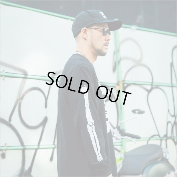 画像10: CAPTAIN STREET Bone L/S Tシャツ BLACK キャプテンストリート (10)