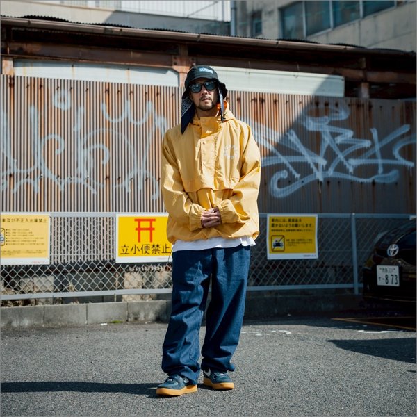 画像12: 【送料無料】CAPTAIN STREET Circle Logo Anorak JKT Yellow キャプテンストリート (12)