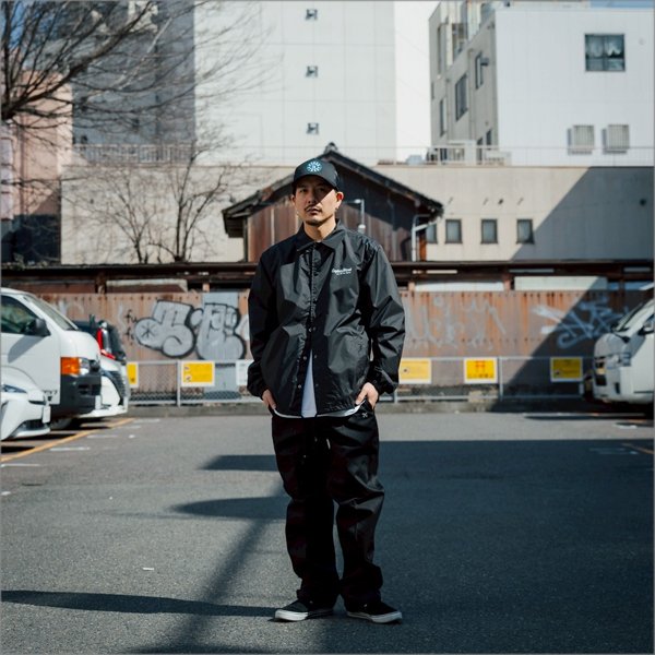 画像10: 【送料無料】CAPTAIN STREET Old English コーチJKT BLACK キャプテンストリート (10)