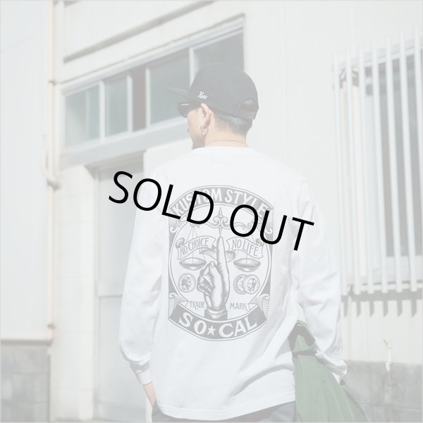 画像11: KustomStyle カスタムスタイル RINPYO L/S Tシャツ WHITE (11)